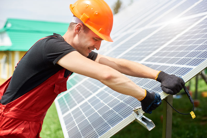 Orientación de las placas solares fotovoltaicas